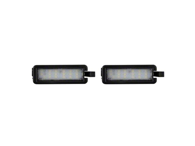 Form Lighting LED License Plate Lights; Clear (15-18 Challenger)