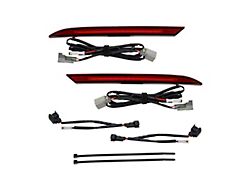 Form Lighting LED Rear Reflectors; Red (18-25 Mustang)