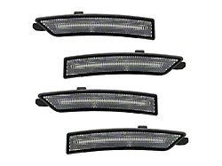 Form Lighting LED Side Marker Lights; Clear (24-25 Mustang)