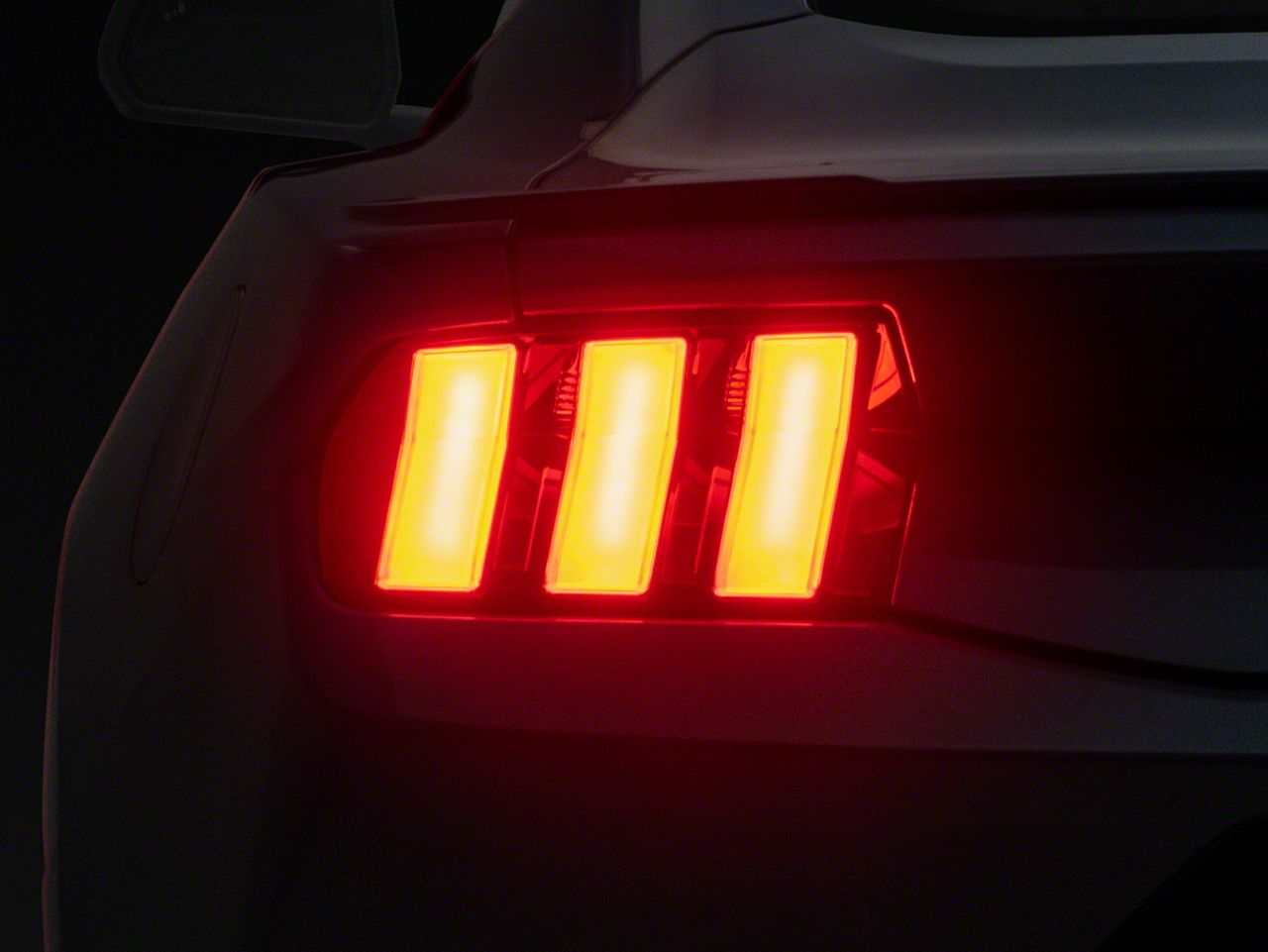 Form Lighting Mustang LED Tail Lights; Black Housing; Clear Lens
