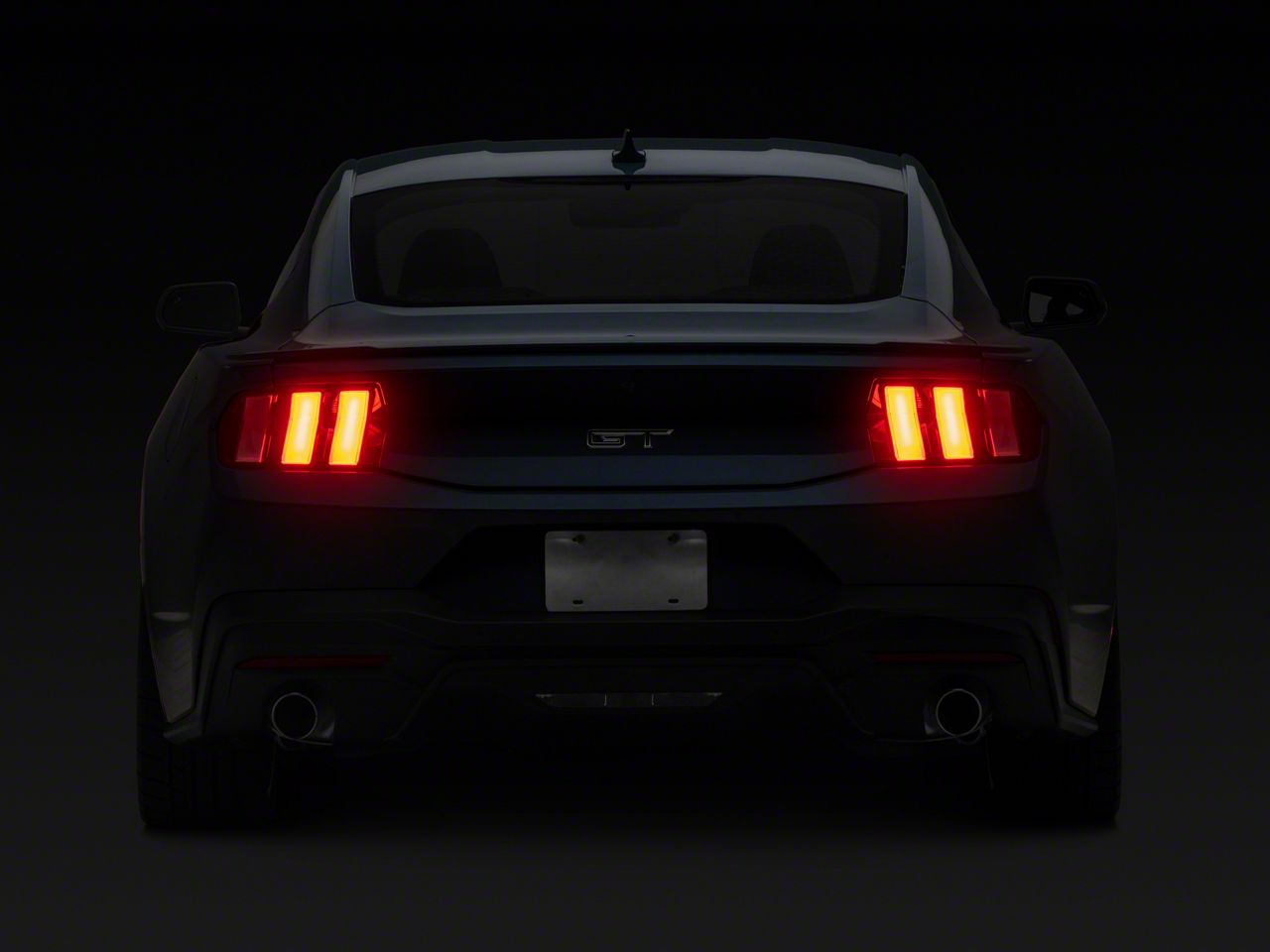 Form Lighting Mustang LED Tail Lights; Black Housing; Clear Lens