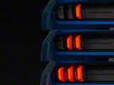 Form Lighting LED Tail Lights; Black Housing; Smoked Lens (15-23 Mustang)