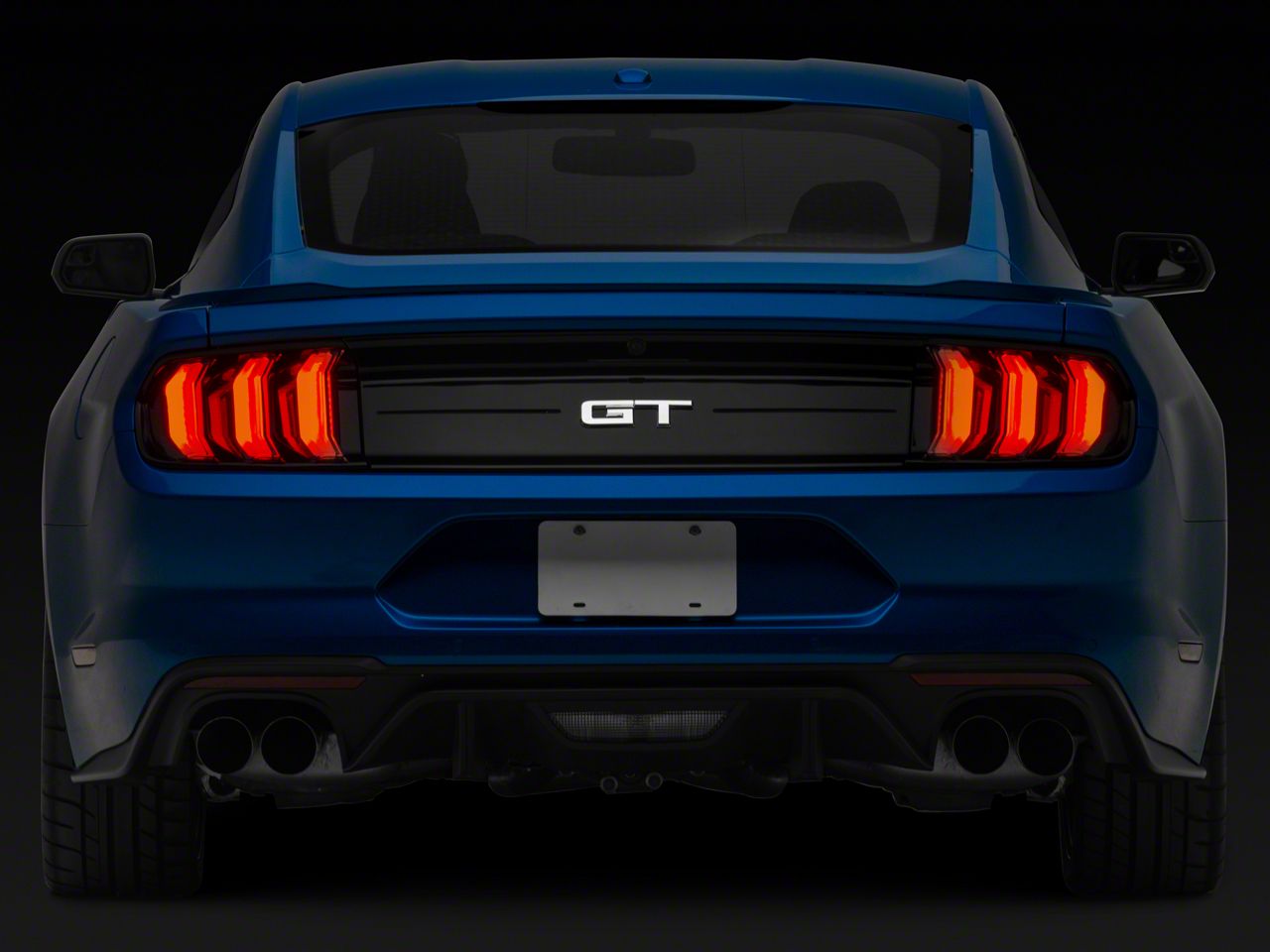 Form Lighting Mustang LED Tail Lights; Black Housing; Smoked Lens