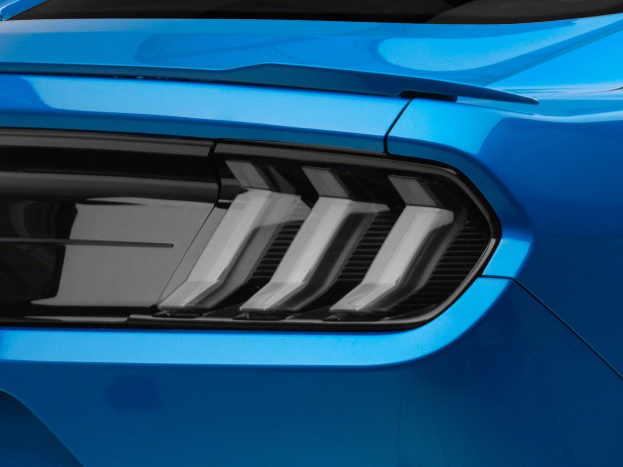 Form Lighting Mustang LED Tail Lights; Black Housing; Smoked Lens