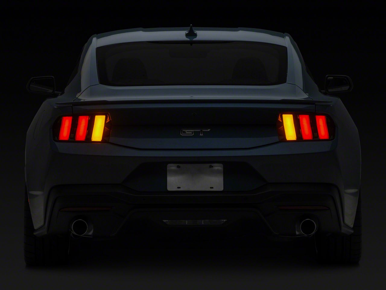 Form Lighting Mustang LED Tail Lights; Black Housing; Smoked Lens