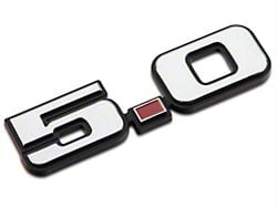 Foxbody Style 5.0 Fender Emblem (Universal; Some Adaptation May Be Required)