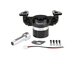 Frostbite Electic Water Pump with Block Off Plate; 35GPM; Black (79-95 5.0L Mustang)