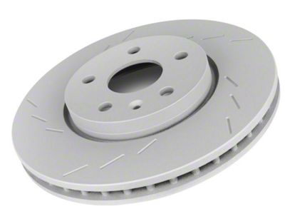 Frozen Rotors Slotted Rotor; Front Driver Side (16-24 Camaro SS w/ 4-Piston Front Calipers)