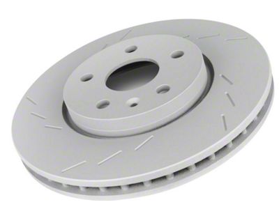 Frozen Rotors Slotted Rotor; Front Passenger Side (16-24 Camaro LS & LT w/ 4-Piston Front Calipers; 2020 Camaro LT1)