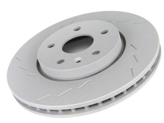 Frozen Rotors Slotted Rotor; Rear Driver Side (16-24 Camaro LS & LT w/ Single Piston Front Calipers)