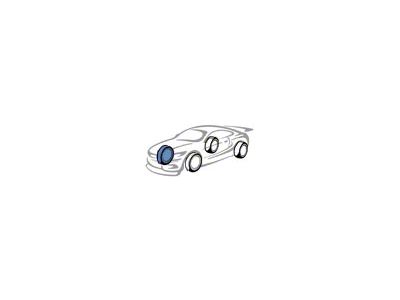 Frozen Rotors Slotted Rotor; Front Passenger Side (11-14 Mustang GT w/ Performance Pack; 12-13 Mustang BOSS 302; 07-12 Mustang GT500)