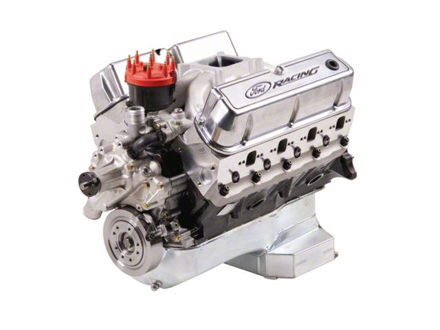 Engine Script 347 Ford Performance Mustang 347 CI 415 HP Sealed Racing Engine 7mm Valves ...