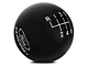 Ford Performance 6-Speed Shift Knob with Ford Racing Logo; Black (15-24 Mustang, Excluding GT350 & GT500)
