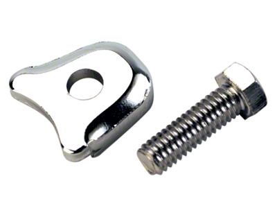 Ford Performance Distributor Hold Down Clamp; Chrome (79-95 Mustang)