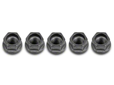 Ford Performance Open Ended Lug Nut Kit; 14mm x 1.5; Set of 5 (15-25 Mustang)