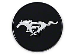 Ford Performance Running Pony Center Cap for Factory Ford 19-Inch Wheels; Black (15-25 Mustang w/ Factory 19-Inch Wheels)