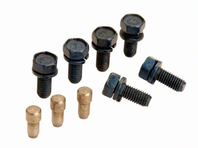 Ford Performance Pressure Plate Bolt and Dowel Kit (86-Mid 01 V8 Mustang, Excluding 99-01 Cobra)