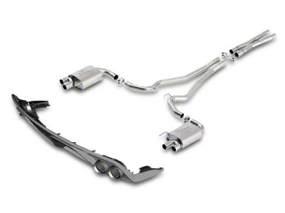 Ford Performance Touring Cat-Back Exhaust with GT350 Lower Valance (15-17 Mustang GT Premium)