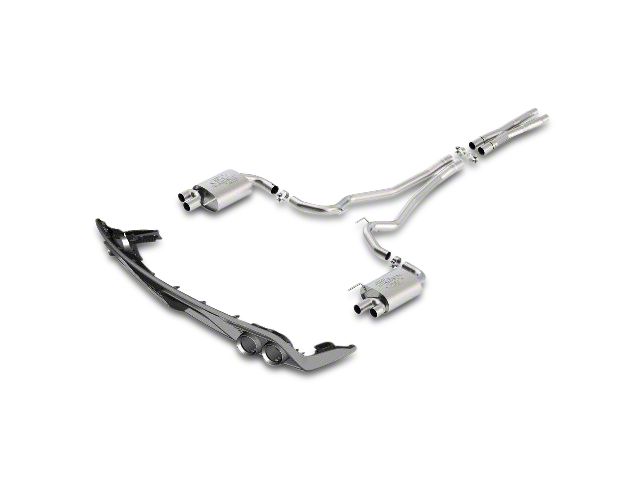 Ford Performance Touring Cat-Back Exhaust with GT350 Lower Valance (15-17 Mustang GT Premium)