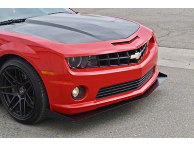 FS Performance Engineering Front Splitter V1 with Splitter Rods; Semi-Gloss Black (10-13 Camaro)