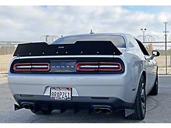 FS Performance Engineering 2-Layer Wicker Bill V2; Semi-Gloss Black (15-23 Challenger w/o Performance Rear Spoiler)