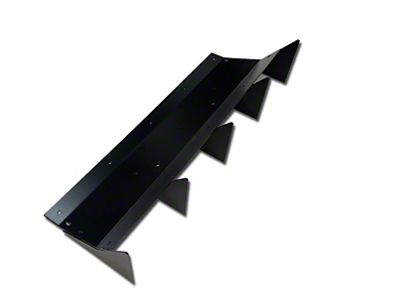 FS Performance Engineering Rear Diffuser Center Fins; Semi-Gloss Black (15-23 Challenger, Excluding Widebody)