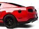 SEC10 Fuel Door Cover Decal; Gloss Black (10-14 Mustang)