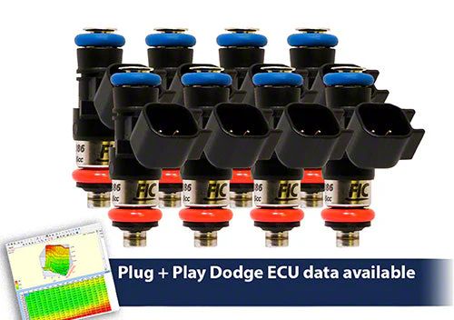 Fuel Injector Clinic High-Z Impedance Fuel Injectors; 540cc (06-23 V8 HEMI Charger w/ GEN 1-4 Whipple Supercharger)
