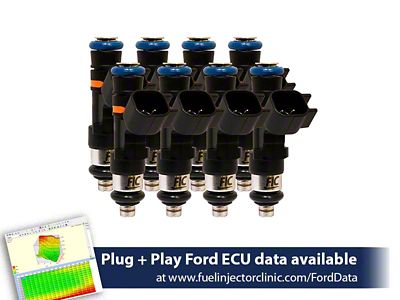 Fuel Injector Clinic Fuel Injectors; 1000cc (07-14 Mustang GT500)