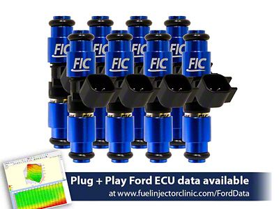 Fuel Injector Clinic High-Z Impedance Fuel Injectors; 1650cc (99-04 Mustang Cobra; 05-24 Mustang GT, Dark Horse; 15-22 Mustang GT350, GT500)