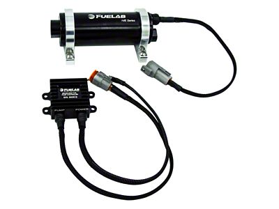 Fuelab High Efficiency EFI In-Line Twin Screw Brushless Fuel Pump; -8AN; 400 LPH (Universal; Some Adaptation May Be Required)