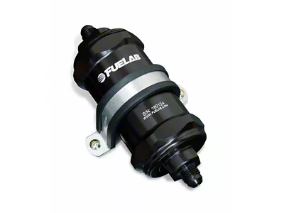Fuelab Fuel Filter; -8AN; 6 Micron; Black (Universal; Some Adaptation May Be Required)