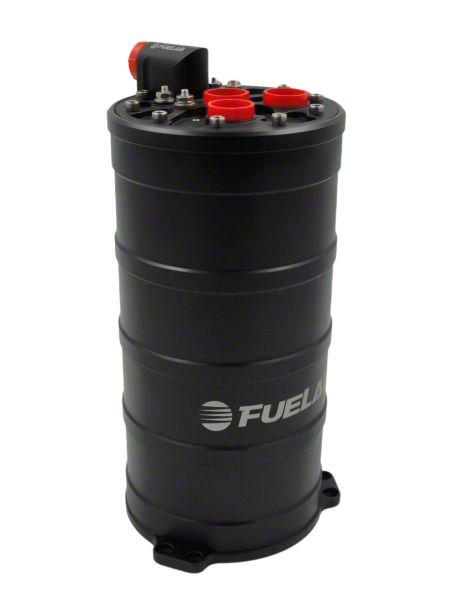 Fuelab Corvette Single E85 Pump Fuel Surge Tank System; 290mm Tall