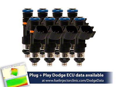 Fuel Injector Clinic High-Z Impedance Fuel Injectors; 525cc (08-23 V8 HEMI Challenger)