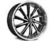 G-Line Alloys G0016 Gloss Black Machined Wheel; Rear Only; 20x8.5 (05-09 Mustang)