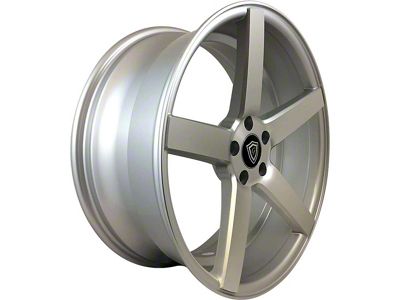 G-Line Alloys G5178 Silver Machined Wheel; Rear Only; 20x10 (05-09 Mustang)