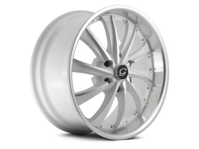 G-Line Alloys G0016 White Machined Wheel; 22x9.5 (06-10 RWD Charger)