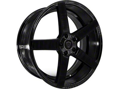 G-Line Alloys G5178 Gloss Black Wheel; Rear Only; 20x10 (10-14 Mustang)