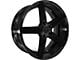 G-Line Alloys G5178 Gloss Black Wheel; Rear Only; 20x10 (10-14 Mustang)