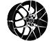 G-Line Alloys G0056 Gloss Black Machined Wheel; 18x8 (2024 Mustang EcoBoost w/o Performance Pack)