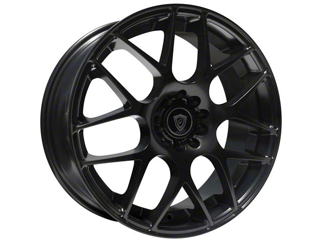 G-Line Alloys G0056 Satin Black Wheel; 18x8 (2024 Mustang EcoBoost w/o Performance Pack)