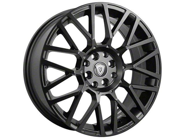 G-Line Alloys G1019 Satin Black Wheel; 18x8 (2024 Mustang EcoBoost w/o Performance Pack)