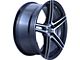 G-Line Alloys G5086 Gloss Black Machined Wheel; 20x9.5 (2024 Mustang)