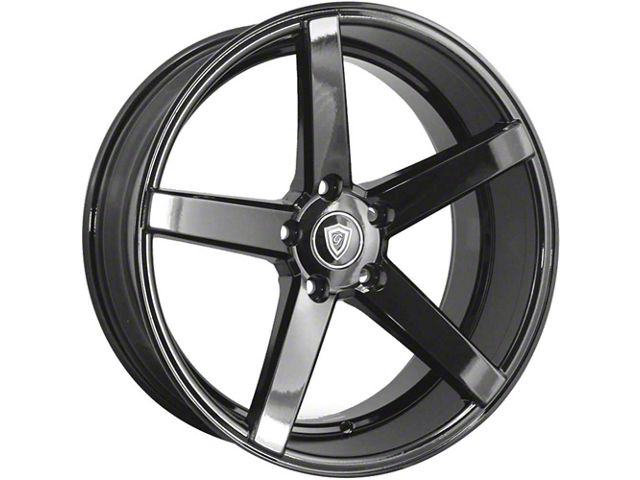 G-Line Alloys G5109 Gloss Black Wheel; 18x8 (2024 Mustang EcoBoost w/o Performance Pack)