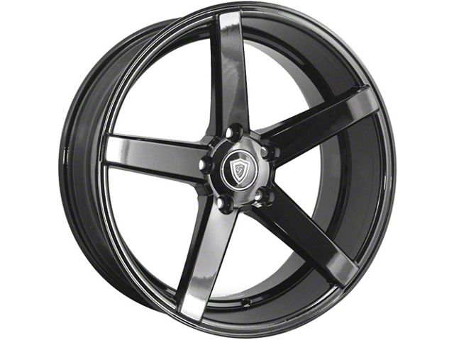 G-Line Alloys G5109 Gloss Black Wheel; 18x9.5 (2024 Mustang EcoBoost w/o Performance Pack)