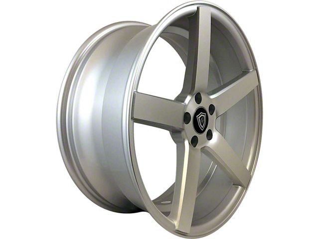 G-Line Alloys G5178 Silver Machined Wheel; Rear Only; 20x10 (2024 Mustang)