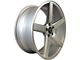 G-Line Alloys G5178 Silver Machined Wheel; Rear Only; 20x10 (2024 Mustang)
