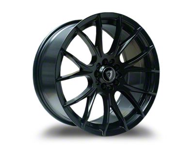 G-Line Alloys G7016 Satin Black Wheel; 18x8.5 (2024 Mustang EcoBoost w/o Performance Pack)