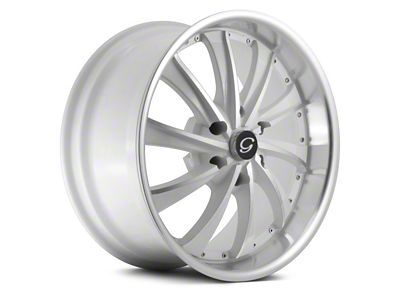 G-Line Alloys G0016 White Machined Wheel; 22x9.5 (08-23 RWD Challenger, Excluding Widebody)
