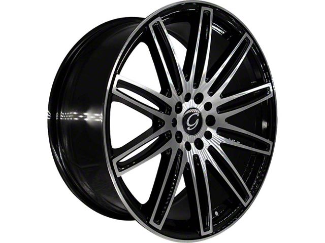 G-Line Alloys G1043 Gloss Black Machined Wheel; 20x8.5 (08-23 RWD Challenger)